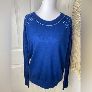 NWOT QUINN BLUE ROYAL Women's Sweater
